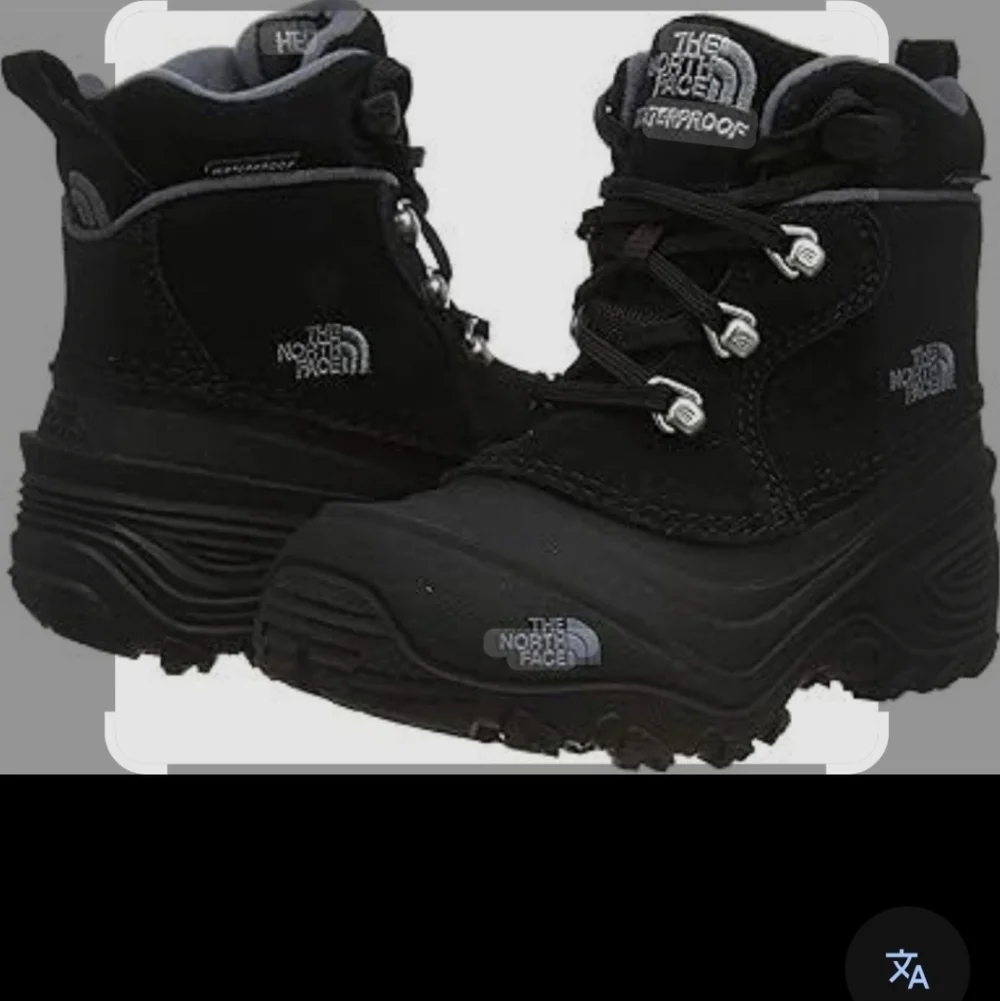 The North Face Black Insulated Winter Boots